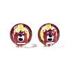 Transparent Acrylic Enamel Beads TACR-G040-01M-2