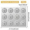 34 Sheets Silver Foil Embossed PET Picture Sticker DIY-WH0528-023-2