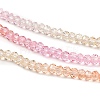 Transparent Painted Glass Beads Strands DGLA-A034-T2mm-A20-4