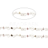 Natural Mixed Gemstone Chips Beaded Chains CHC-M025-69S-2