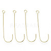 Brass Earring Hooks KK-R122-035-NF-3