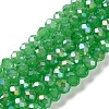 Baking Electroplate Glass Beads Strands DGLA-A039-J10mm-B03-1