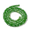 Baking Electroplate Glass Beads Strands DGLA-A039-J4mm-B11-2