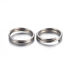 Tarnish Resistant 304 Stainless Steel Split Rings LS-STAS-P223-22P-03-2