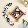 12Pcs 4 Style Halloween Silicone Beads JX753A-4