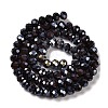 Baking Electroplate Glass Beads Strands DGLA-A039-J10mm-B20-2