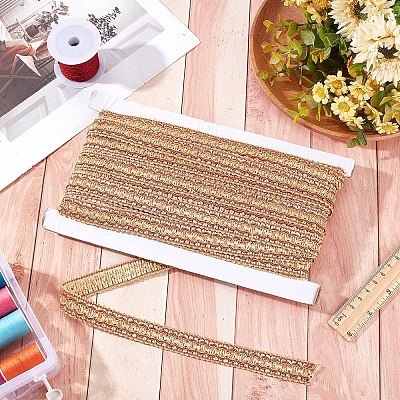Polyester Braided Lace Trims WCOR-WH0001-04E-1