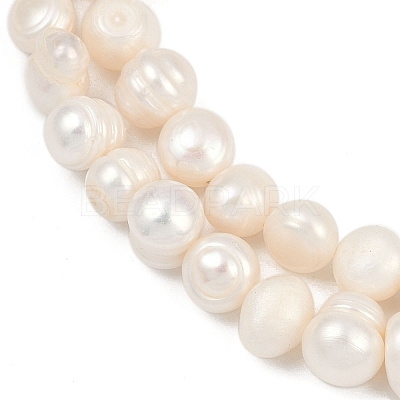 Natural Cultured Freshwater Pearl Beads Strands PEAR-I007-07J-09A-1