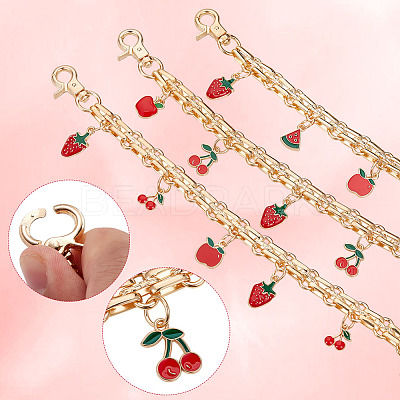 Aluminum Purse Strap Extenders AJEW-WH0248-912-1