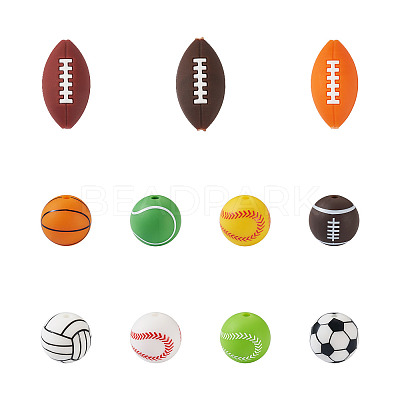 12 Style Silicone Beads SIL-TA0001-11-1