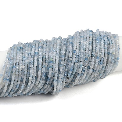 Natural Aquamarine Beads Strands G-L628-D10-2x2mm-01-1