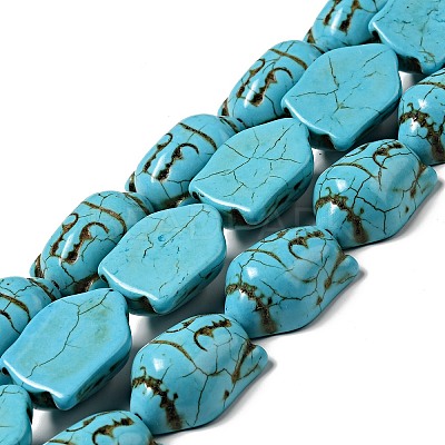 Synthetic Turquoise Beads X-TURQ-G119-20x29mm-08-1