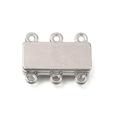 2-Strands Brass Magnetic Clasps KK-CBA9C94-01B-P-1