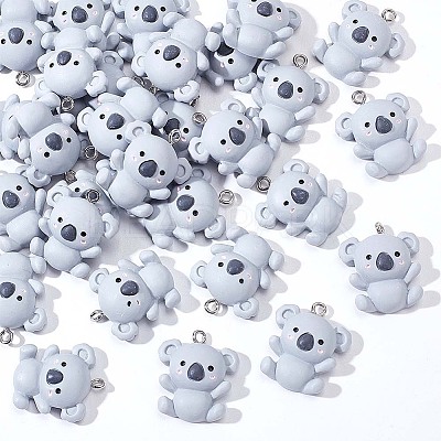 30Pcs Resin Pendants RESI-WR0001-16-1