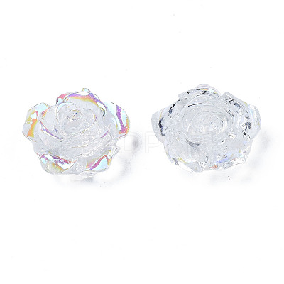 Transparent Resin Cabochons X-CRES-N030-001B-1