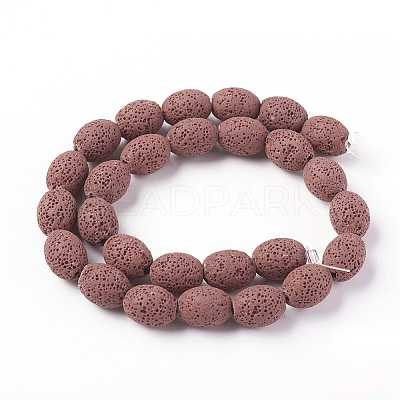 Natural Lava Rock Beads Strands G-F671-03B-18-1