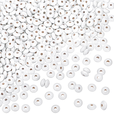 500Pcs Dyed Natural Beech Wood Beads WOOD-PH0003-85B-1