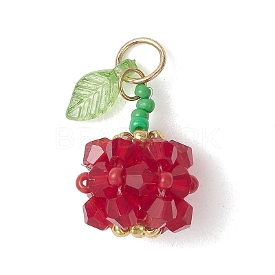 Glass Pendants PALLOY-MZ01248-1