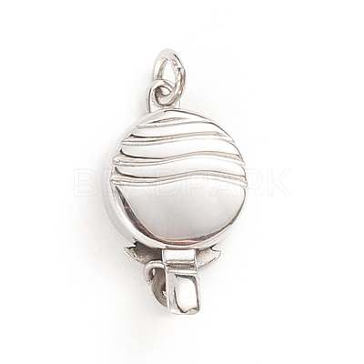 Tarnish Resistant 304 Stainless Steel Box Clasps STAS-I133-03P-1