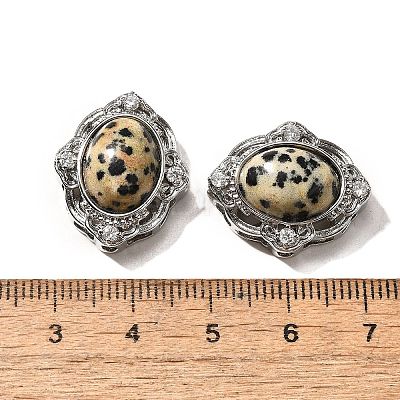 Natural Dalmatian Jasper Multi-Strand Links KK-M304-04P-09-1