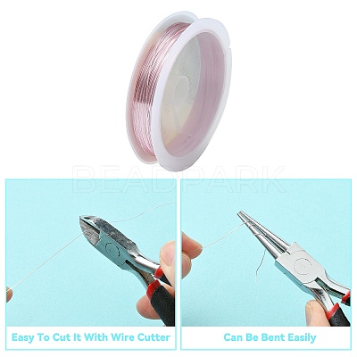Copper Jewelry Wire CWIR-CW0.3mm-25-1