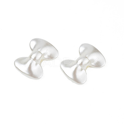 ABS Plastic Imitation Pearl Beads X-OACR-Q182-09-1