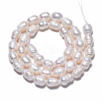 Natural Cultured Freshwater Pearl Beads Strands PEAR-N012-07A-1