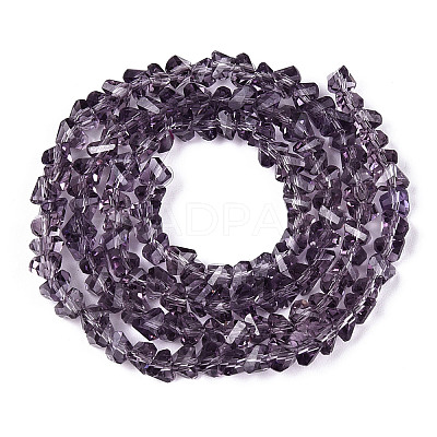 Transparent Glass Beads Strands GLAA-N018-4mm-02-1