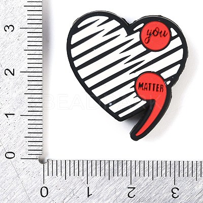 Heart Food Grade Silicone Focal Beads SIL-Q030-26A-1