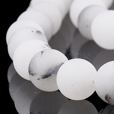 Natural Rutilated Quartz Beads Strands X-G-T106-326-1