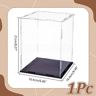 Acrylic Display Boxes CON-WH0089-163A-1