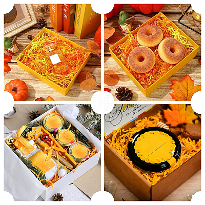 3 Sets 3 Colors Thanksgiving Day Themed Paper Shredded Paper Filler OCOR-SP0001-05-1