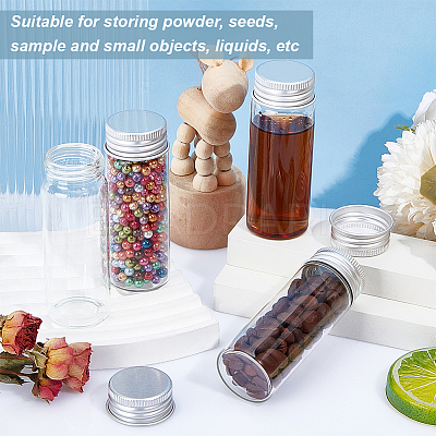 20Pcs Glass Bead Containers CON-BC0007-31B-1