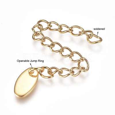 PVD Vacuum Plating 304 Stainless Steel Chain Extender X-STAS-G221-23G-1