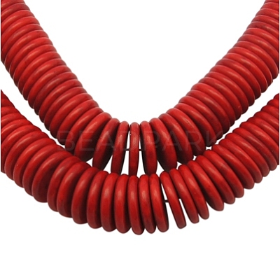 Synthetic Howlite Beads X-TURQ-20D-2-1