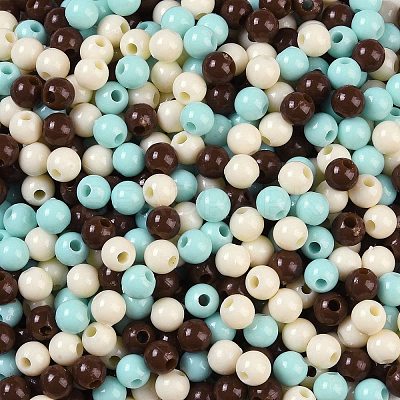Opaque Acrylic Beads X1-OACR-H118-07B-11-1
