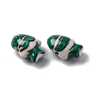 Handmade Porcelain Beads PORC-R002-01I-1