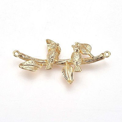 Brass Links connectors LS-KK-P153-05G-NF-1