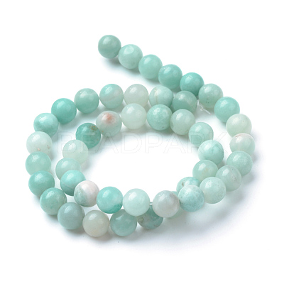 Natural Amazonite Beads Strands X-G-T055-4mm-17-1
