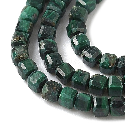 Natural Malachite Beads Strands G-D306-B01-2x2mm-1