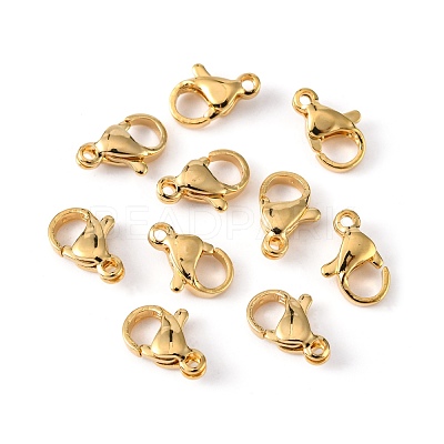 304 Stainless Steel Lobster Claw Clasps STAS-R050-10x6mm-02-1