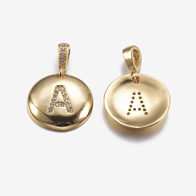 Brass Pendants KK-K194-A-RS-1