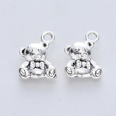Tibetan Style Alloy Pendants X-TIBE-R316-046AS-RS-1