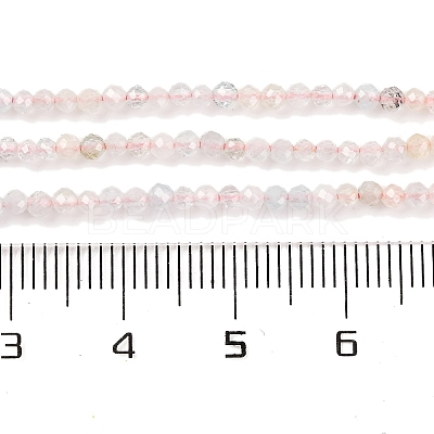 Natural Morganite Beads Strands G-F770-C05-03-1