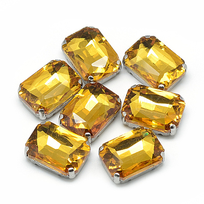 Sew on Rhinestone RGLA-T036-8x10mm-22-1