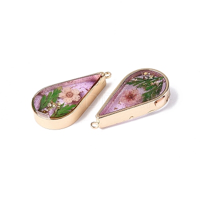 Epoxy Resin Pendants KK-Q082-02KCG-01-1