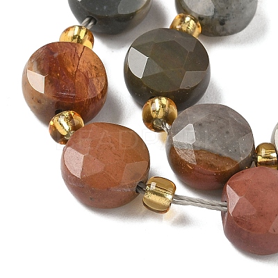 Natural Picture Jasper Beads Strands G-G271-C04-10mm-1