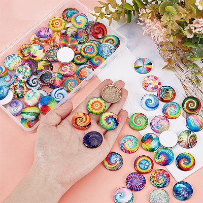 Glass Cabochons GLAA-PH0002-17-1