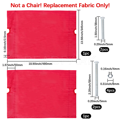 Cloth Folding Chair Cover AJEW-WH20001-78B-06-1