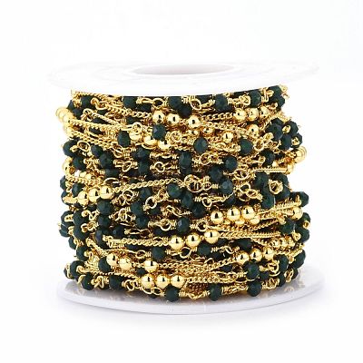 Handmade Brass Curb Chains CHC-I035-02G-07-1